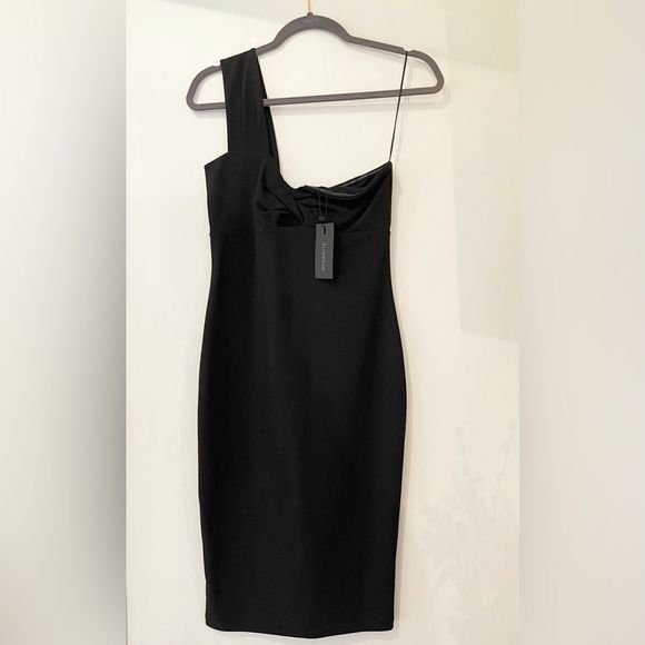 NWT DYNAMITE One Shoulder Midi Dress NWT - Picture 2 of 4